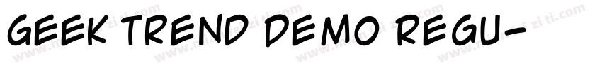 Geek Trend Demo Regu字体转换